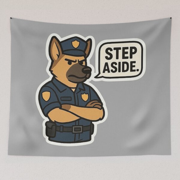 Item preview, Dog Police Officer designed and sold by MiLaKK.