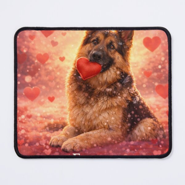 Item preview, Emma – German Shepherd Name Art Cute Dog Portrait designed and sold by Zampettalibera.
