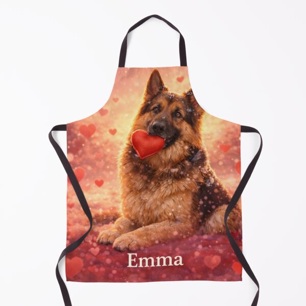 Item preview, Emma – German Shepherd Name Art Cute Dog Portrait designed and sold by Zampettalibera.
