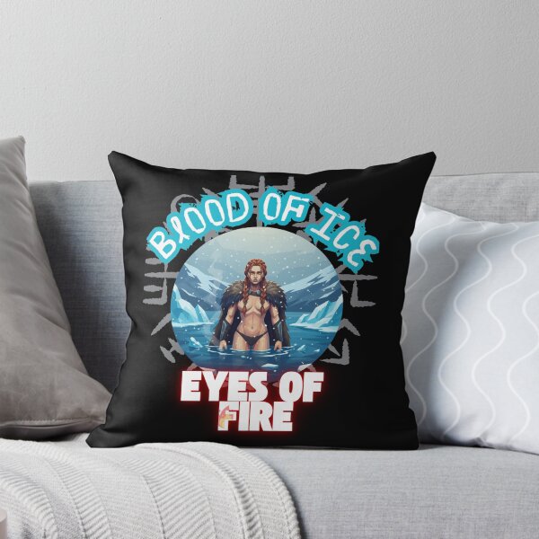 Item preview, Blood of Ice Eyes of Fire - Shieldmaiden Cold Plunge designed and sold by SlavicKemp.