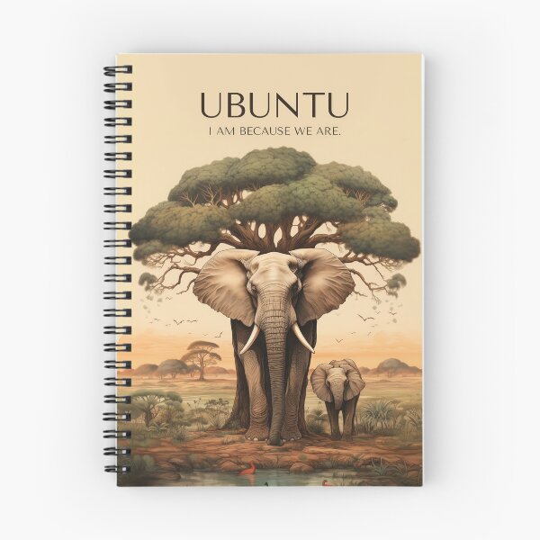 Item preview, Ubuntu I am because we are - Elephants and Baobab designed and sold by Thunderg1rl.