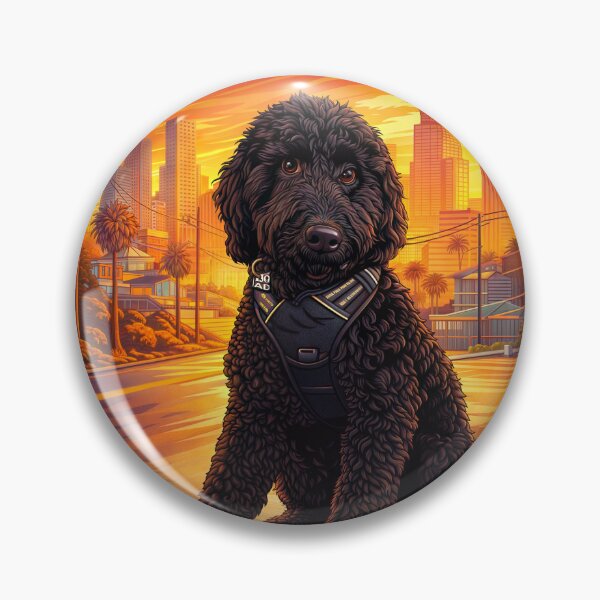 Artikelvorschau, Schwarzer Labradoodle entworfen und verkauft von VelvetRoom.