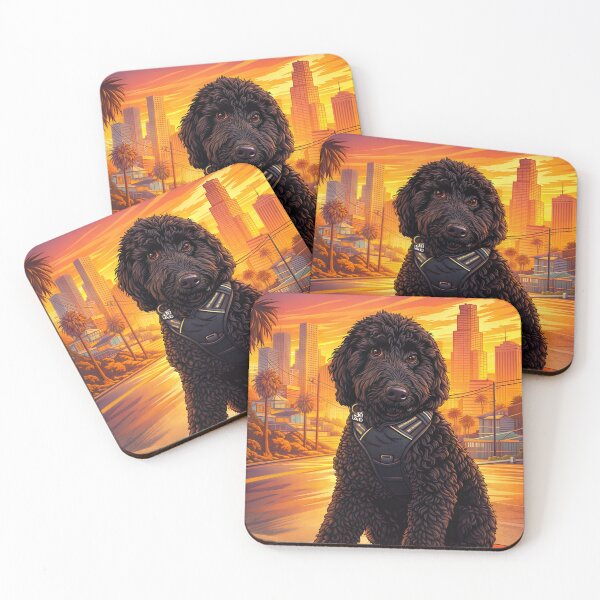 Artikelvorschau, Schwarzer Labradoodle entworfen und verkauft von VelvetRoom.