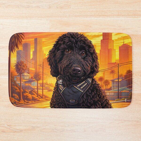Item preview, Black Labradoodle designed and sold by VelvetRoom.