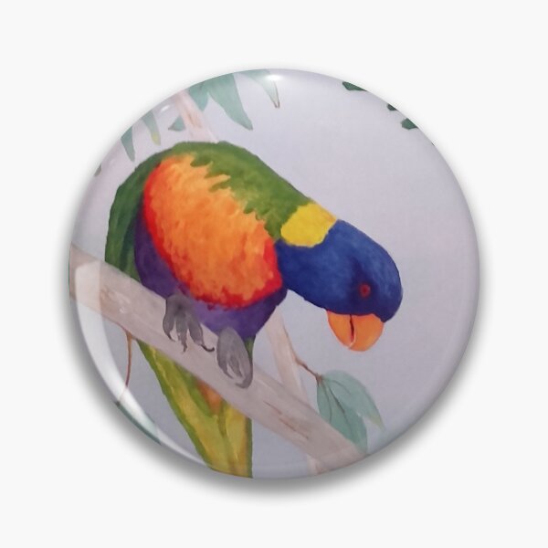 Item preview, A Pair of Australian Rainbow Lorikeets designed and sold by Garry Greenwood.