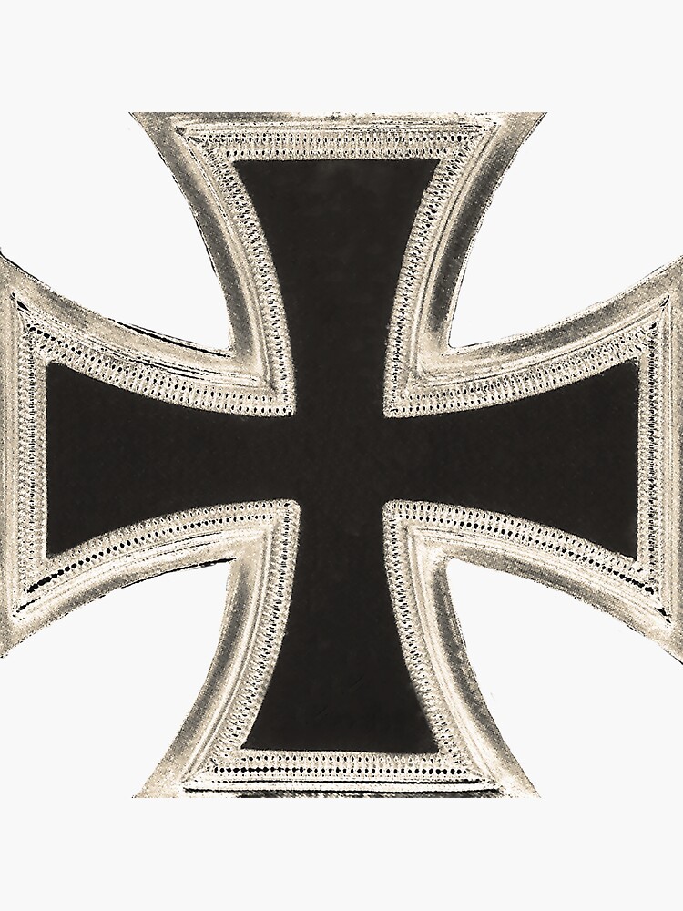 "Iron Cross... Germany" Sticker by edsimoneit Redbubble