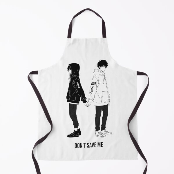Item preview, Don't Save Me - Anime Streetwear Emotional Resilience Art designed and sold by OVXIO.