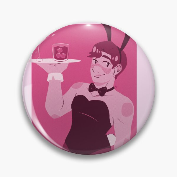 Item preview, pink bunny waiter designed and sold by trash-hatchet.