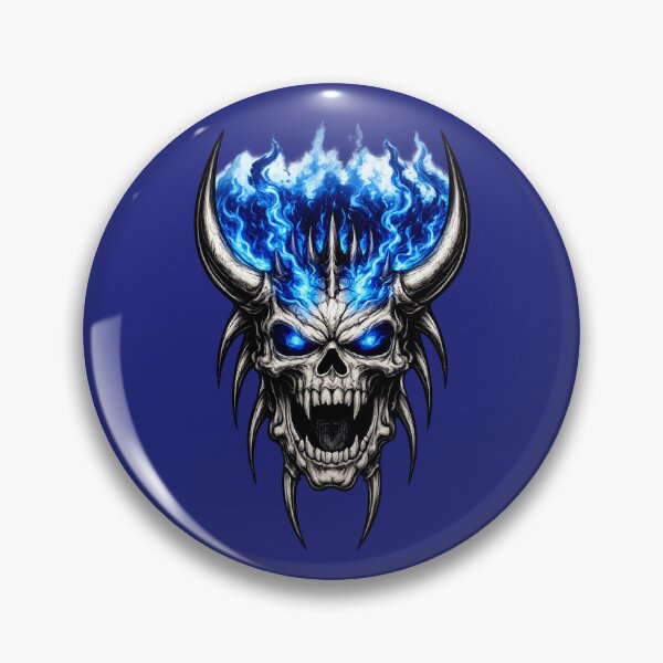 Item preview, Burning skull  designed and sold by M-shot87.