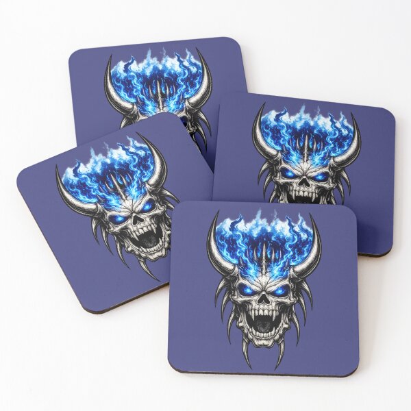 Item preview, Burning skull  designed and sold by M-shot87.