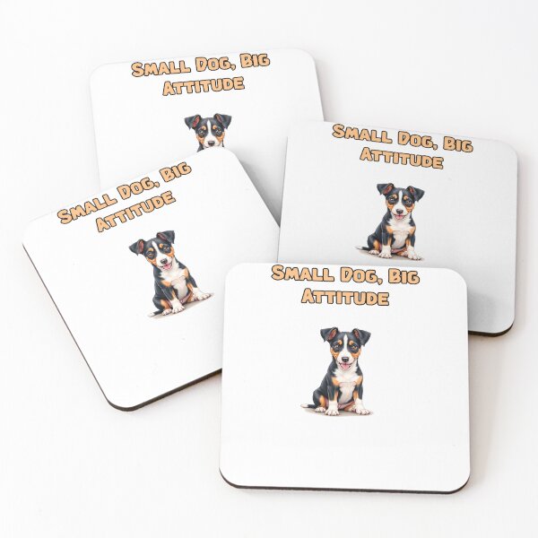 Item preview, Small Dog, Big Attitude designed and sold by NatureUnleashed.