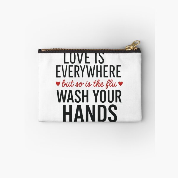 Item preview, Nurse Funny - Love Is Everywhere But So Is The Flu Wash Your Hands designed and sold by ZBIFBOUETLA.