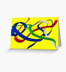 Streamers Greeting Card