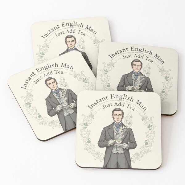 Item preview, English Gentleman Tea Humor Vintage Aesthetic Design designed and sold by MAGICKEY2024.