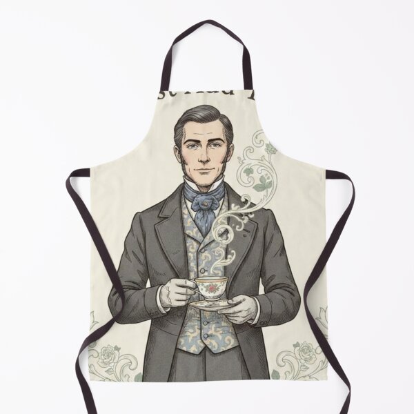 Item preview, English Gentleman Tea Humor Vintage Aesthetic Design designed and sold by MAGICKEY2024.