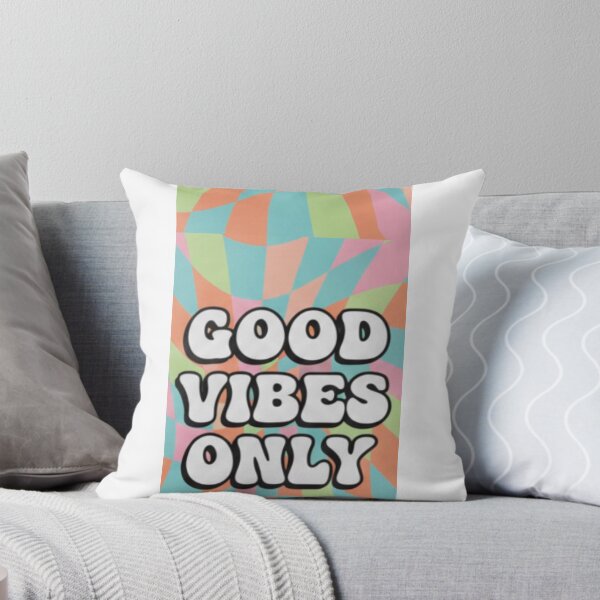 Item preview, Good Vibes Only Retro Wavy Checker Phone Case | Aesthetic Y2K Positive Energy Design designed and sold by MürekkepDüşler.