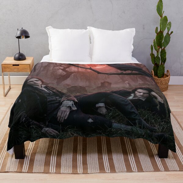 Item preview, Gothic Vampire Brothers - Dark Romantic Portrait with Raven designed and sold by TheRichGallery.