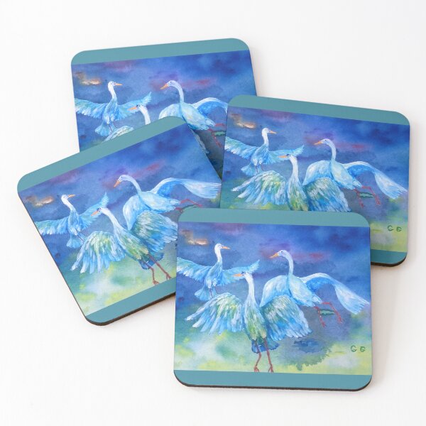 Item preview, Australian Dancing Cranes designed and sold by Garry Greenwood.