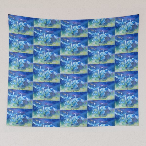 Item preview, Australian Dancing Cranes designed and sold by Garry Greenwood.