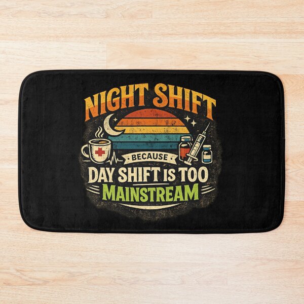 Item preview, Night Shift Nurse Shirt – Funny ER ICU Nursing Gift, Because Day Shift Is Too Mainstream designed and sold by HubCreates.
