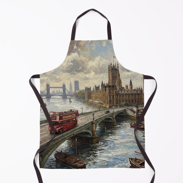 Item preview, Vintage London Big Ben Oil Painting Cityscape designed and sold by MAGICKEY2024.