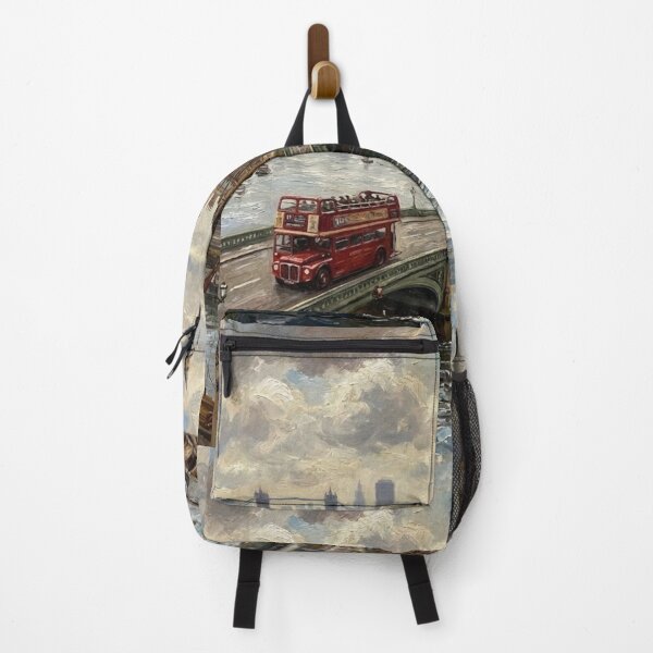 Item preview, Vintage London Big Ben Oil Painting Cityscape designed and sold by MAGICKEY2024.