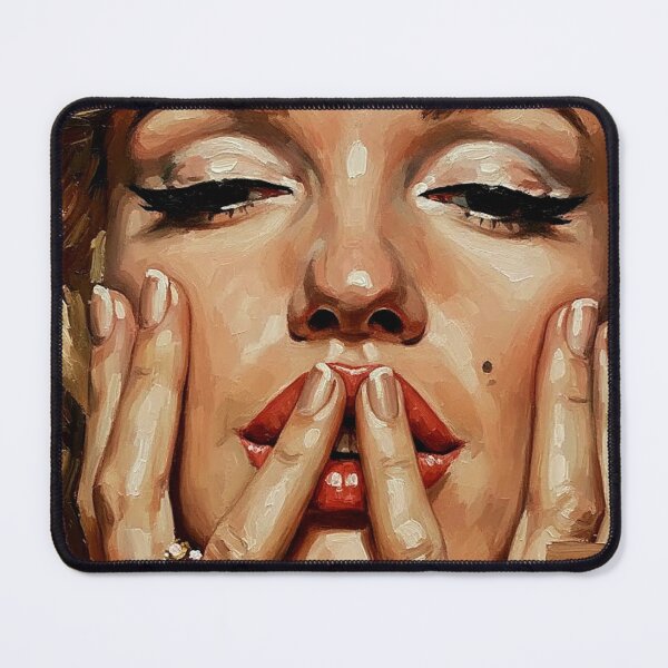 Item preview, The Bombshell's Grace: Marilyn Monroe Intense Portrait designed and sold by Art's Diner.
