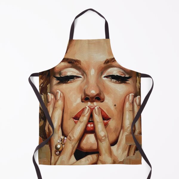Item preview, The Bombshell's Grace: Marilyn Monroe Intense Portrait designed and sold by Art's Diner.