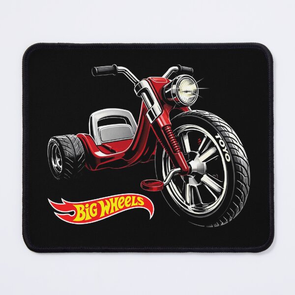Item preview, Big Wheels Trike – Retro 80s Childhood Toy Illustration designed and sold by Stinky Lincy's Apparel Company.