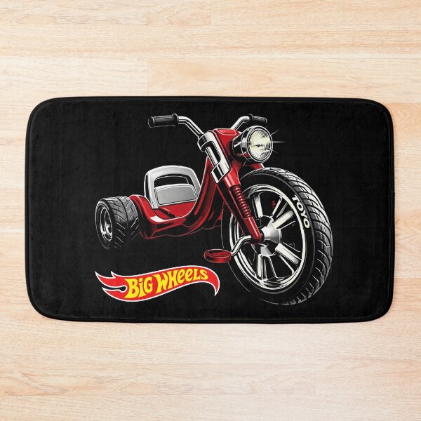 Item preview, Big Wheels Trike – Retro 80s Childhood Toy Illustration designed and sold by Stinky Lincy's Apparel Company.