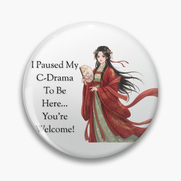 Item preview, Paused my C-drama to be here! designed and sold by fatoshisme.