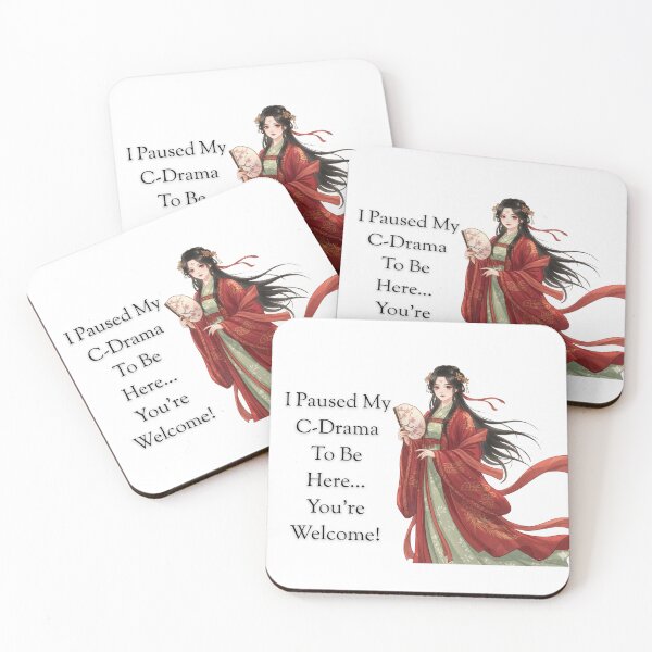 Item preview, Paused my C-drama to be here! designed and sold by fatoshisme.
