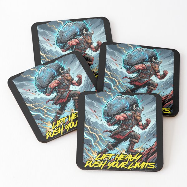Item preview, Lift Heavy Push Your Limits - Viking Strongman designed and sold by SlavicKemp.