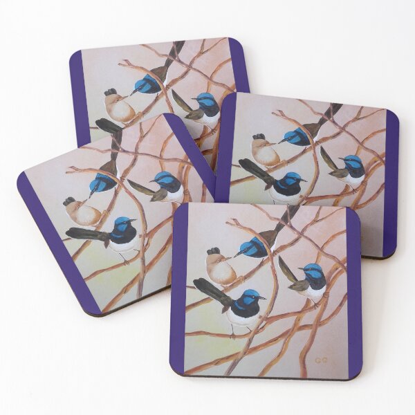Item preview, Australian Blue Wrens designed and sold by Garry Greenwood.