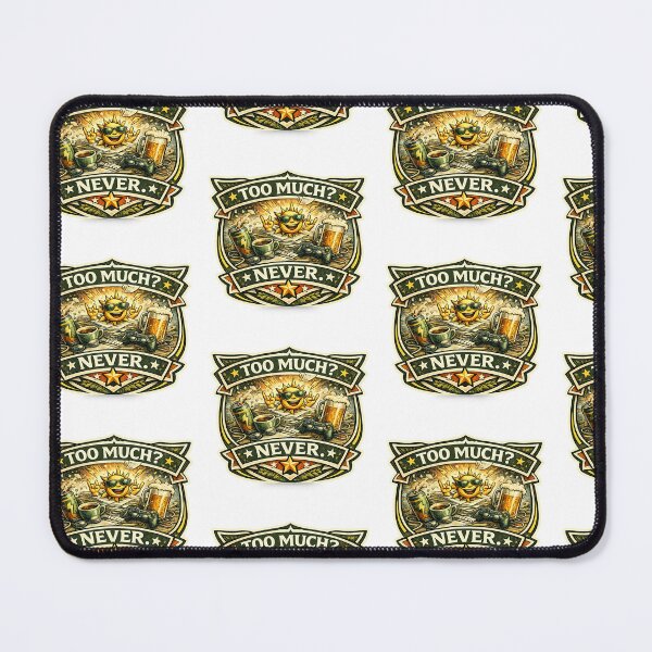 Item preview, Too Much? Never. designed and sold by Throwing-Corn.