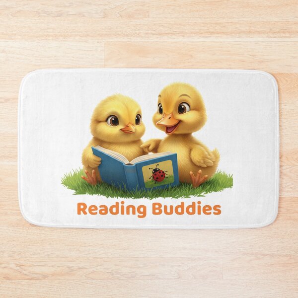 Item preview, Buddies Series: Reading Buddies. Cute Friends Reading a Book designed and sold by EnlightArt.