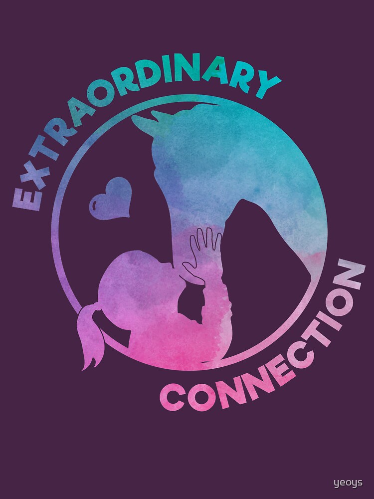 Extraordinary Connection - Funny Horse Quote Gift von yeoys