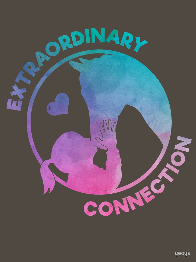 Thumbnail 7 von 7, Essential T-Shirt, Extraordinary Connection - Funny Horse Quote Gift designt und verkauft von yeoys.