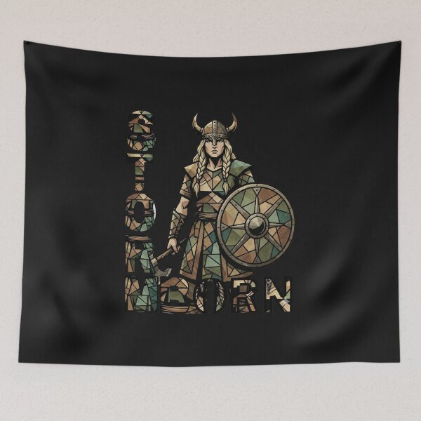 Item preview, Stormborn Shieldmaiden - Viking Warrior Woman designed and sold by SlavicKemp.