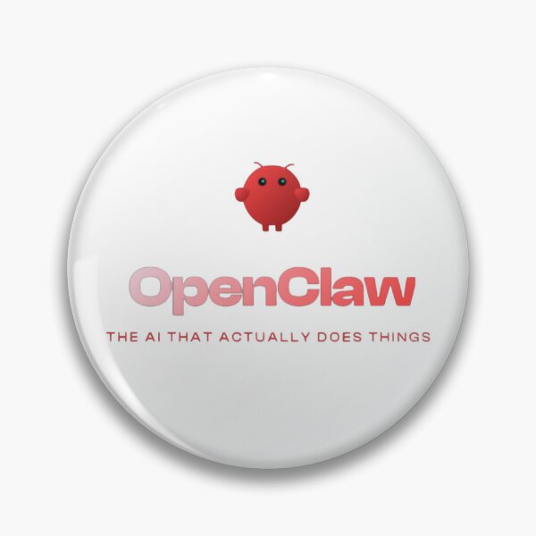 Item preview, OpenClaw AI Logo – The AI That Actually Does Things designed and sold by ArminGreen.
