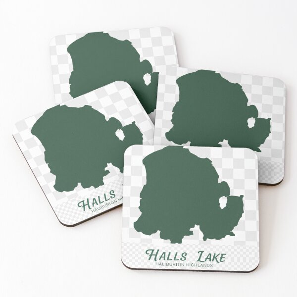 Item preview, Halls Lake Ontario - Vintage Haliburton Highlands Silhouette designed and sold by GranitePaddle.