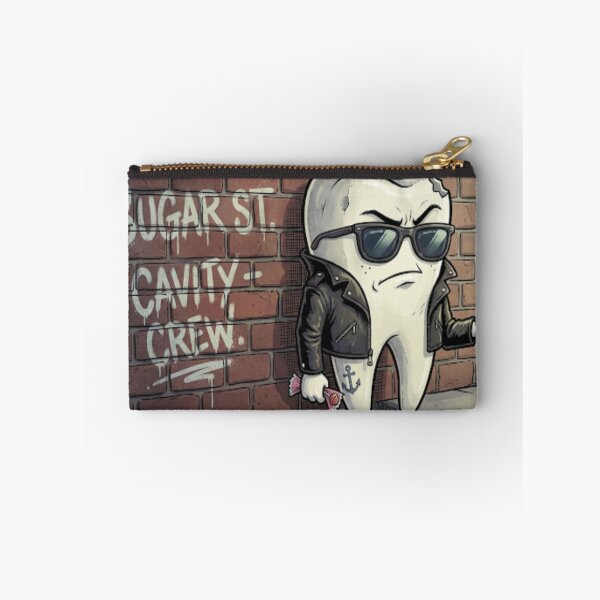 Item preview, Bad Tooth Crew - Edgy Rebel Biker Tooth Character designed and sold by DrToothStudio.