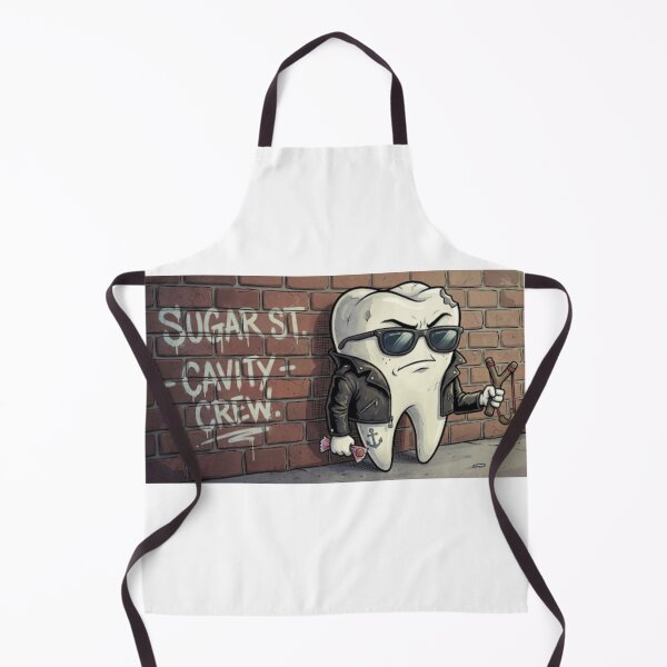 Item preview, Bad Tooth Crew - Edgy Rebel Biker Tooth Character designed and sold by DrToothStudio.