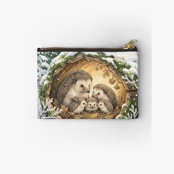 Item preview, Forest Critters Hedgehogs designed and sold by Glimmersmith.
