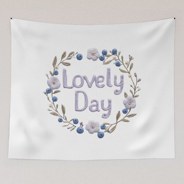 Item preview, Lovely Day - Cozy Embroidery Series designed and sold by EnlightArt.