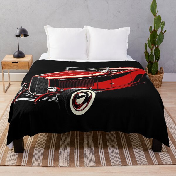 Item preview, 1932 Ford Roadster – Classic Red Hot Rod Illustration designed and sold by Stinky Lincy's Apparel Company.