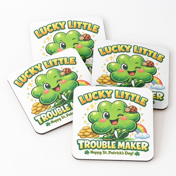 Item preview, Lucky Little Trouble Maker designed and sold by CrazyGirlllc.