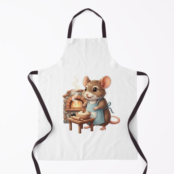Item preview, Cute Mouse Baking Bread - Cute Mouse & Hobbies Series designed and sold by EnlightArt.