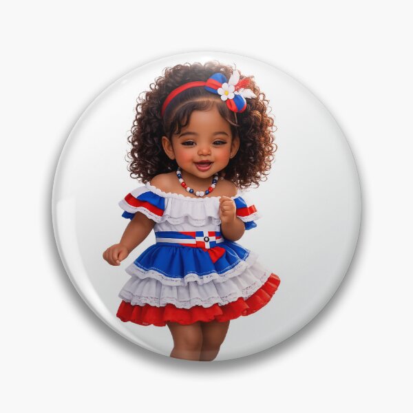 Item preview, Mini Dominican Bachatera | Cute Dominican Dancing Girl Cartoon designed and sold by Guanelfi Studio.