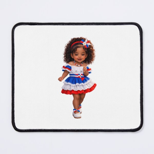 Item preview, Mini Dominican Bachatera | Cute Dominican Dancing Girl Cartoon designed and sold by Guanelfi Studio.